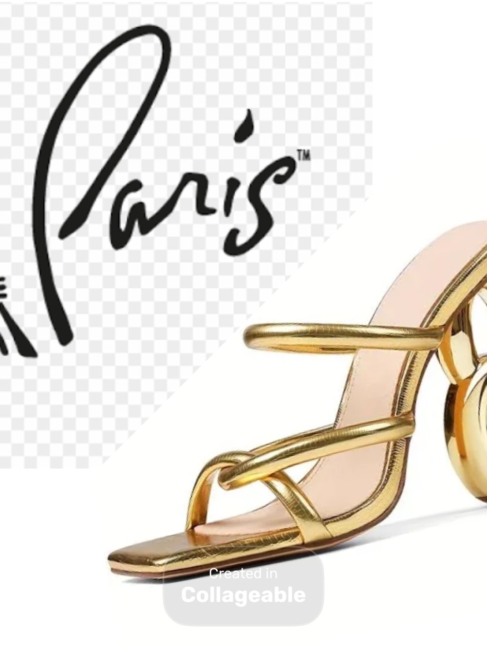 ‼️WOW‼️🧡Aris Metallic Shinny Gold Strappy Heeled Sandal‼️